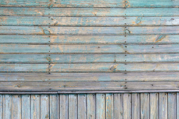 Obraz premium The old blue wood texture with natural patterns