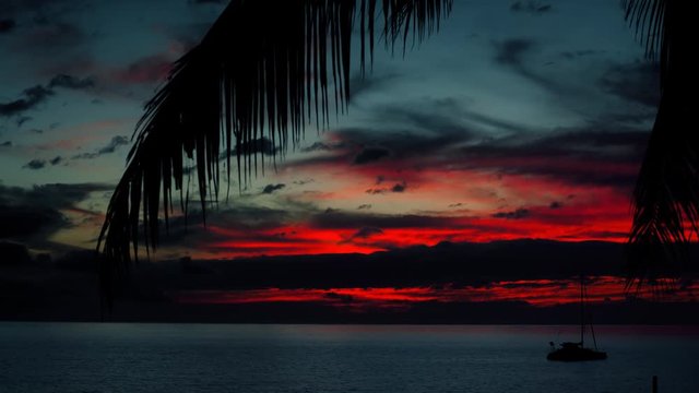 Sunset in Maui.
