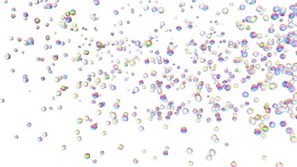 Holographic gems background. 3d illustration. Rhinestones abstract wallpaper. Rainbow multicolor pyramids. Crystals. Diamonds. Jewelry. Fashion. Simple geometric shapes backdrop.