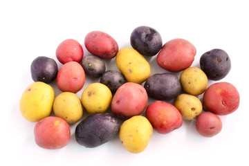 Tricolor mini potatoes