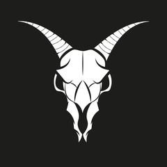 Obraz premium Goat Skull Vector