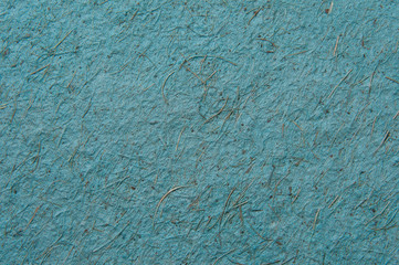Fototapeta na wymiar Blue artistic textured background. Art texture for needlework and creativity