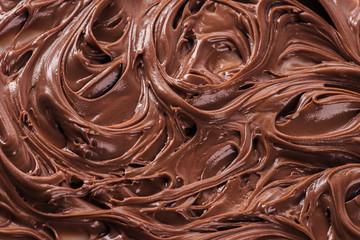 Melted milk chocolate
