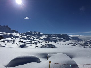 at a height of 3330 m 