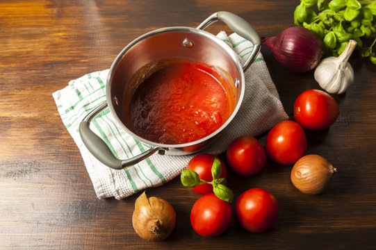 tomato sauce is an inseparable ingredient of many dishes