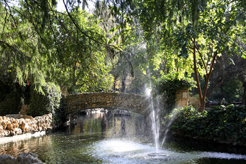 Springbrunnen im Maria Luisa Park