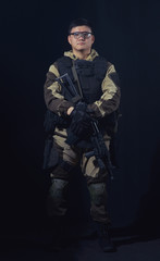 soldiers of the elite special purpose units