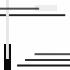 Gray vector background with copy space. Geometric pattern of cross strips. Abstract template for conceptual design. Flat graphic. EPS10 illustration