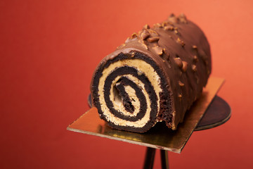 Classic Chocolate roll cake