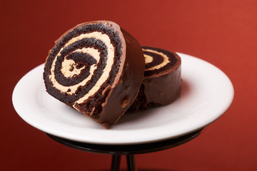 Classic Chocolate roll cake