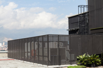 architecture terrace modern building