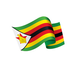 Zimbabwe flag, vector illustration