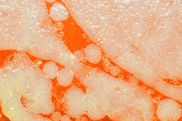 Liquid fat, close-up