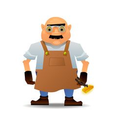 Blacksmith in vector format
