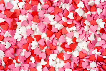 Valentines day background hearts