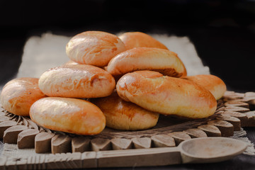 meat pies,brioche with meat,homemade buns,grandmother's rolls,classic buns,meat bun