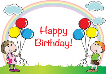 Fototapeta premium happy birthday
