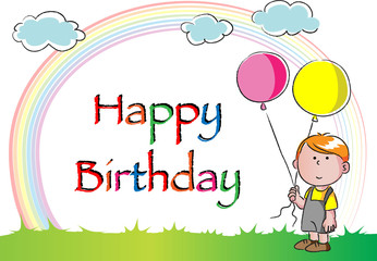 Fototapeta premium happy birthday