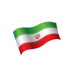 Iran flag, vector illustration