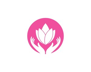 Fototapeta na wymiar flowers design logo Template