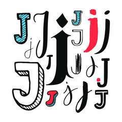 Letters J Set