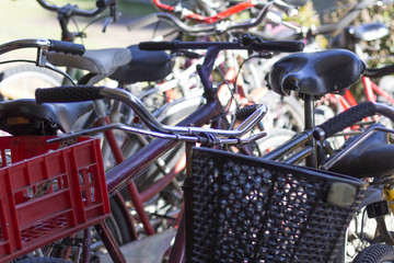 beautiful bicycles old fashioned outdoor Buenos Aires Argentina