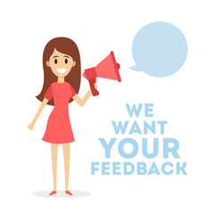 We want your feedback.