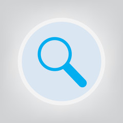 search, magnifier icon- vector illustration