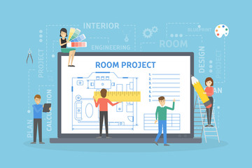 Room project plan.