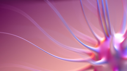 Fantastic abstract background. 3d illustration, 3d rendering.