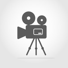 Video camera icon. Vector illustration