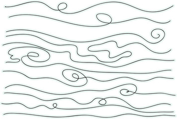 Obraz premium water line