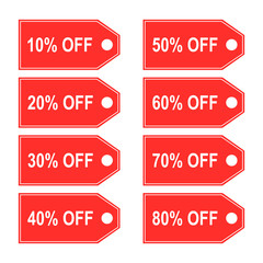 special offer sale tag, discount tag vector