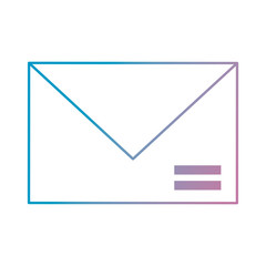 envelope mail isolated icon vector illustration design