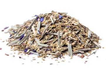 Paraguayan mate tea with addition of flowers monarda