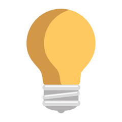 bulb light isolated icon vector illustration design