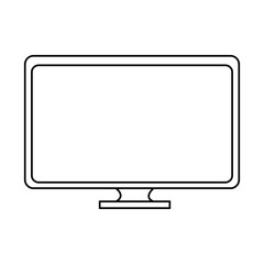 monitor computer isolated icon vector illustration design