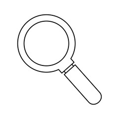 search magnifying glass icon vector illustration design