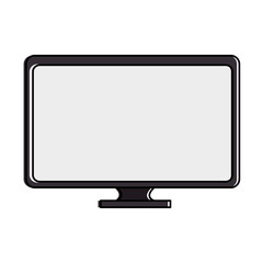 monitor computer isolated icon vector illustration design