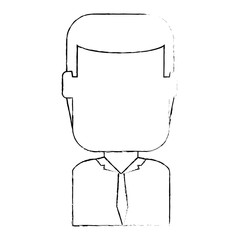 businessman elegant avatar character vector illustration design