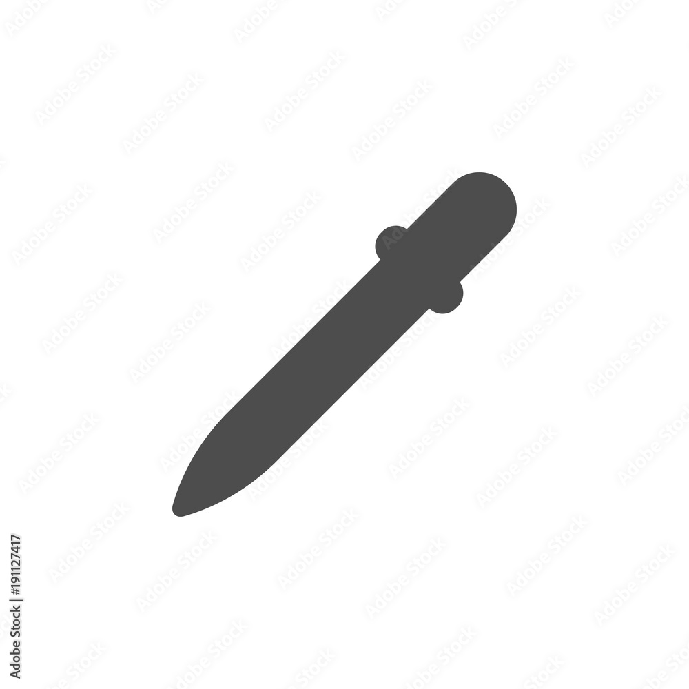 Poster pipette icon. elements of web icon. premium quality graphic design icon. signs and symbols collectio