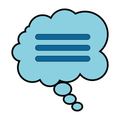 speech bubble isolated icon vector illustration design