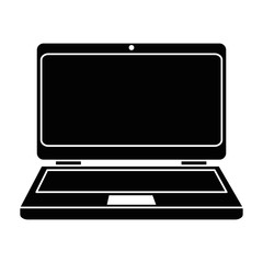 laptop computer isolated icon vector illustration design