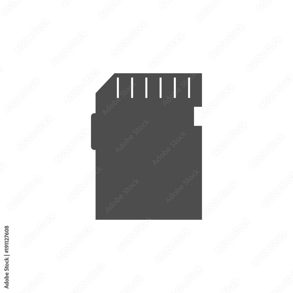 Poster sd card icon. elements of web icon. premium quality graphic design icon. signs and symbols collectio