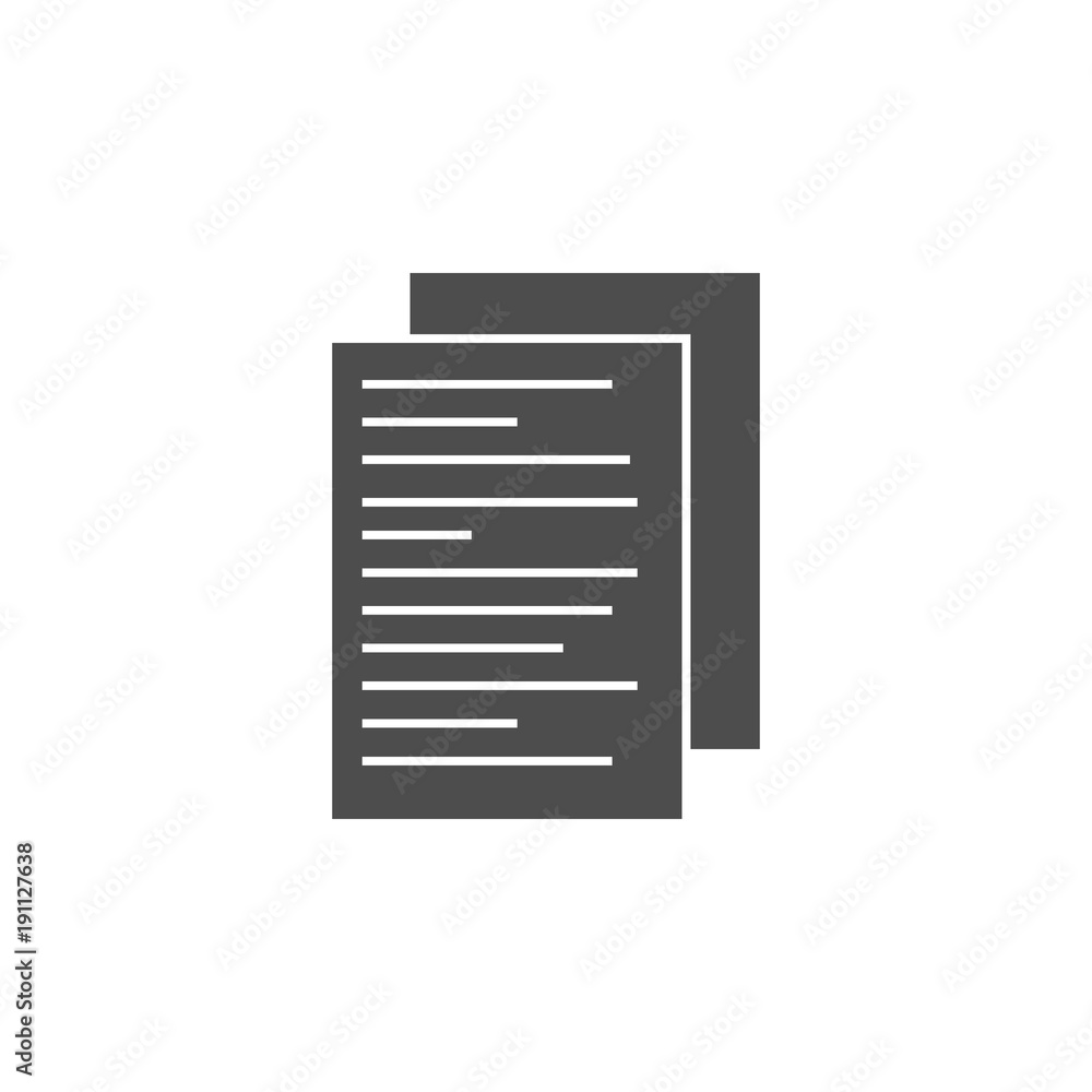Poster documentation icon. elements of web icon. premium quality graphic design icon. signs and symbols col