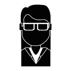 beautiful and young woman character vector illustration design