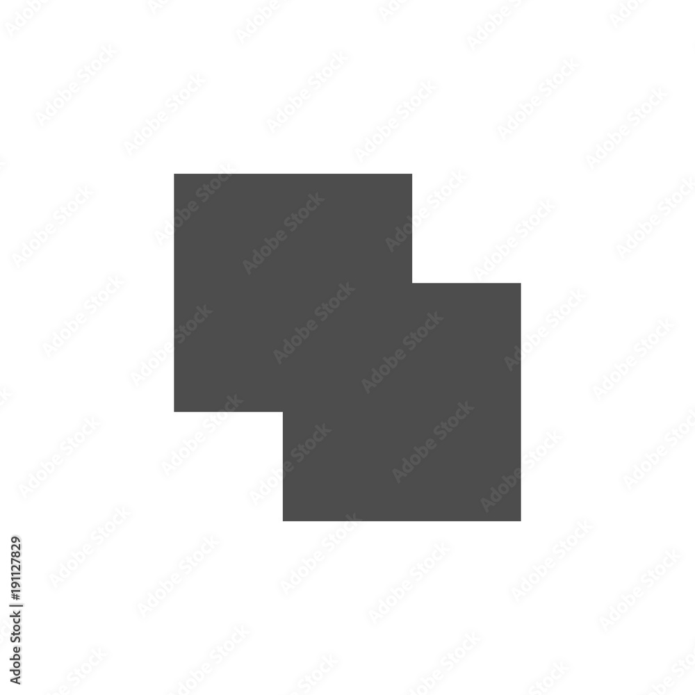 Poster connected layers icon. elements of web icon. premium quality graphic design icon. signs and symbols 