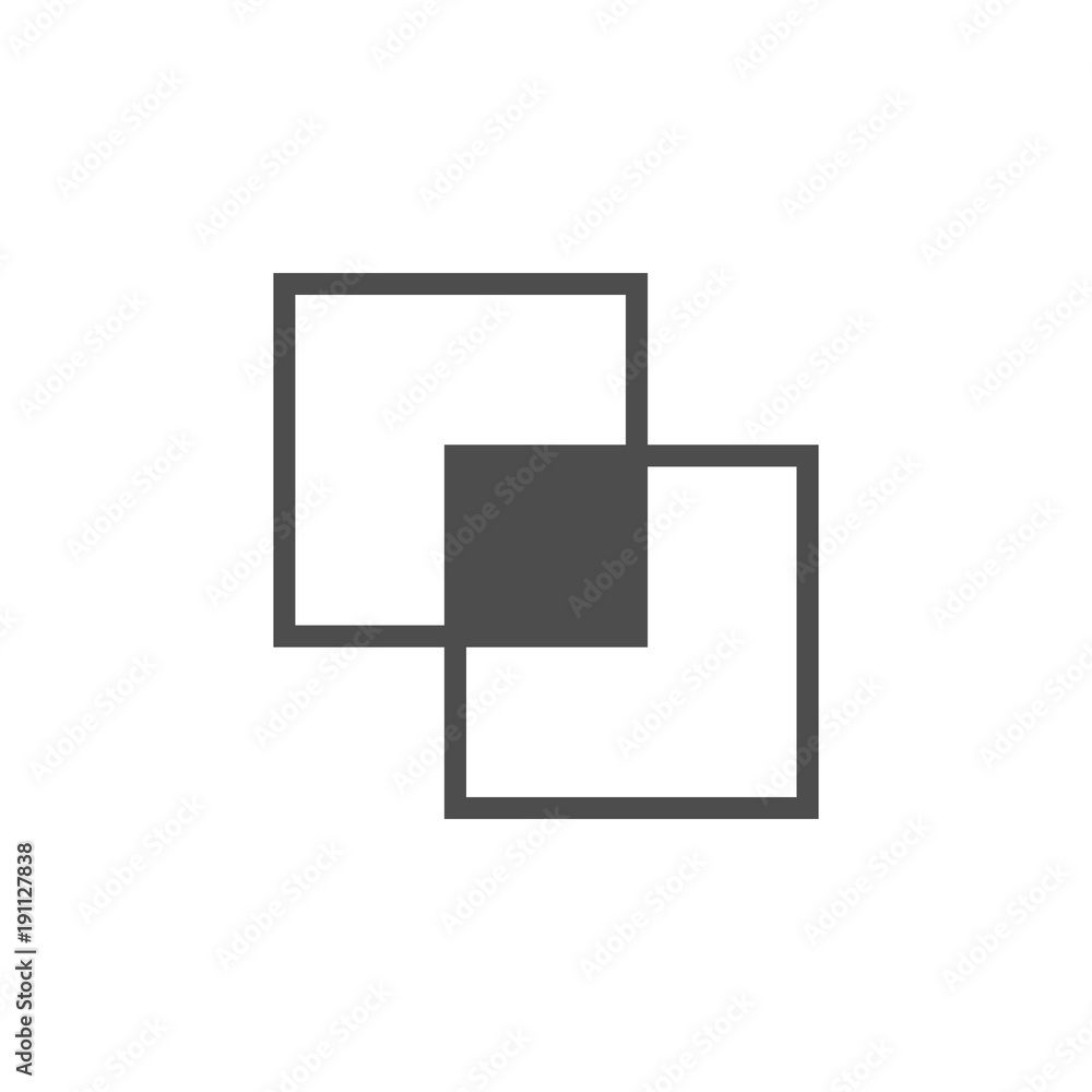 Poster connected layers icon. elements of web icon. premium quality graphic design icon. signs and symbols 