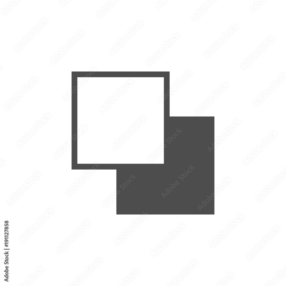 Poster layering icon. elements of web icon. premium quality graphic design icon. signs and symbols collecti