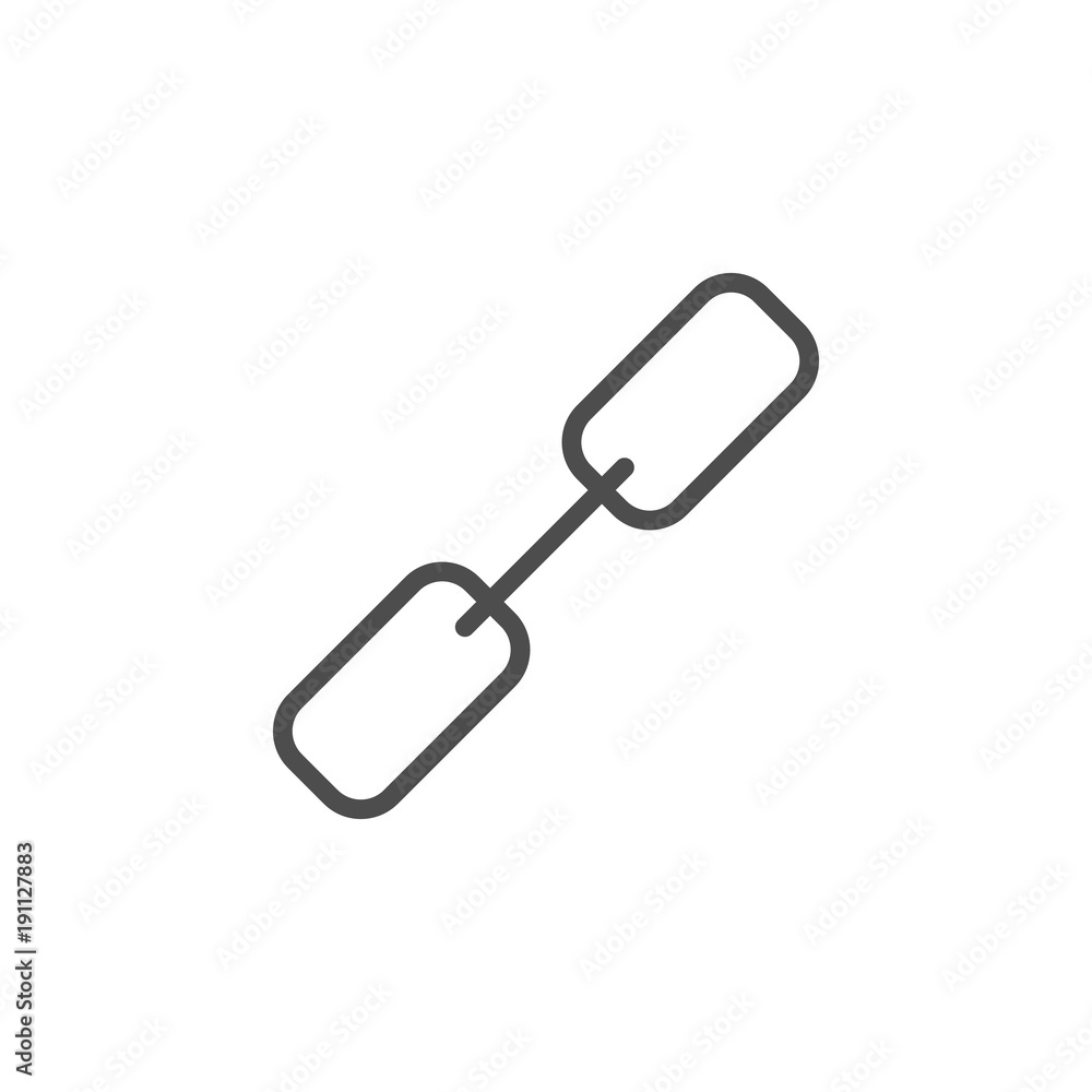 Poster chain icon. elements of web icon. premium quality graphic design icon. signs and symbols collection 